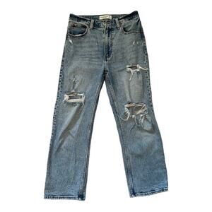 Abercrombie and Fitch AF The Ankle Straight Ultra High Rise Jeans Size 27/4